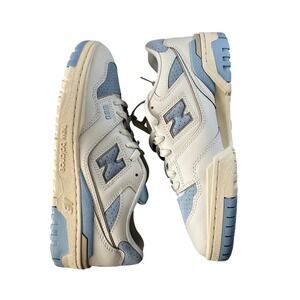 New Balance 550 Low Womens Leather Blue Haze Sneakers Size 7 NIB